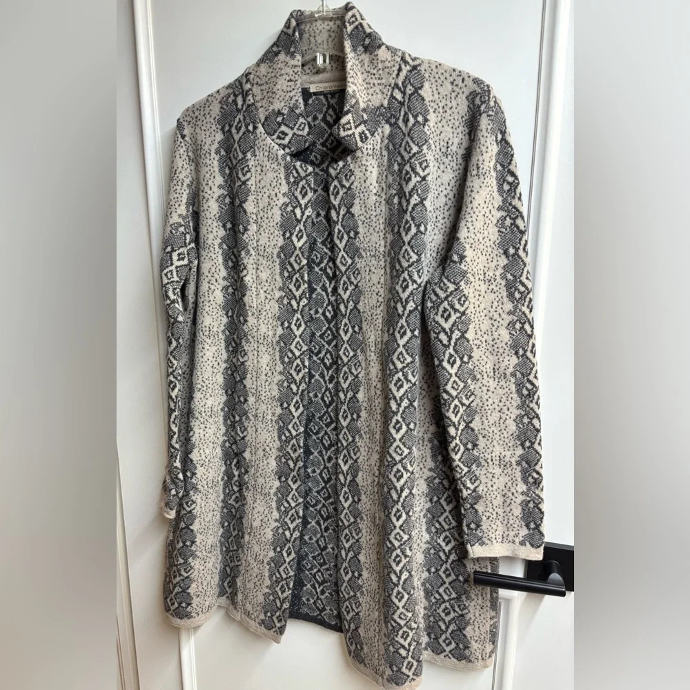 Lizard Patterned knit jacket - Picture 2 of 6